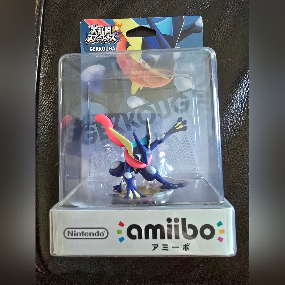 AMIIBO Nintendo  Gekkouga Japan Version Super Smash Bros. New SEALED.